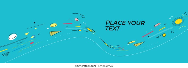 Abstract colorful pattern design and background. Use for modern design, cover, poster, template, brochure, decorated, flyer, banner.