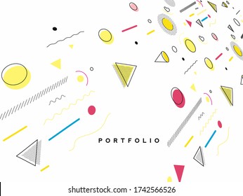 Abstract colorful pattern design and background. Use for modern design, cover, poster, template, brochure, decorated, flyer, banner.