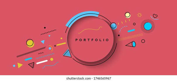 Abstract colorful pattern design and background. Use for modern design, cover, poster, template, brochure, decorated, flyer, banner.