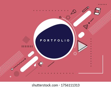 Abstract colorful pattern design and background. Use for modern design, cover, poster, template, brochure, decorated, flyer, banner.