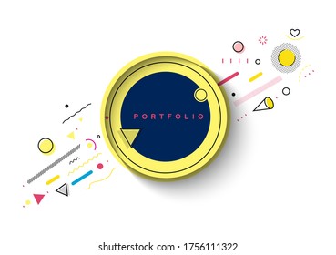 Abstract colorful pattern design and background. Use for modern design, cover, poster, template, brochure, decorated, flyer, banner.