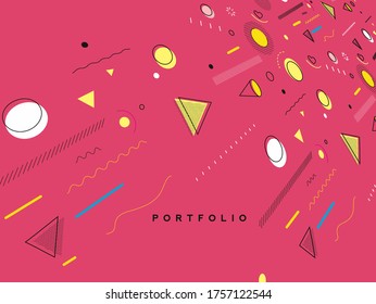Abstract colorful pattern design and background. Use for modern design, cover, poster, template, brochure, decorated, flyer, banner.