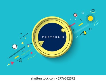 Resumen de diseño de patrones coloridos y fondo. Uso para diseño moderno, portada, afiche, plantilla, folleto, decorado, volante, banner.