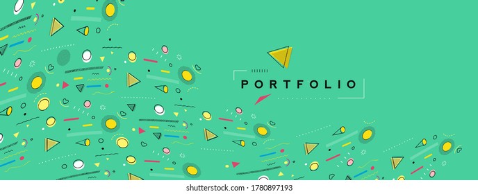 Abstract colorful pattern design and background. Use for modern design, cover, poster, template, brochure, decorated, flyer, banner.