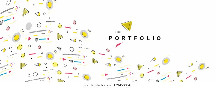 Abstract colorful pattern design and background. Use for modern design, cover, poster, template, brochure, decorated, flyer, banner.