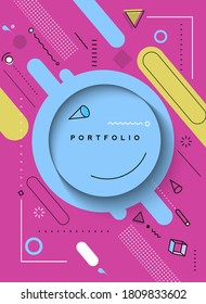 Abstract colorful pattern design and background. Use for modern design, cover, poster, template, brochure, decorated, flyer, banner.