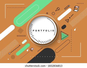 Abstract colorful pattern design and background. Use for modern design, cover, poster, template, brochure, decorated, flyer, banner.