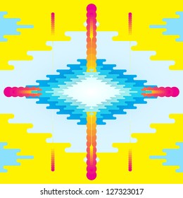 Abstract colorful pattern design vector background