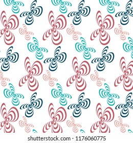 Abstract colorful pattern. Look like a butterfly.