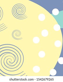 Abstract colorful pattern and many decorative bright splashes of texture design. Vector image.