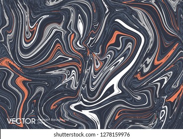 Abstract colorful pattern marble texture vector illustration greeting cards background