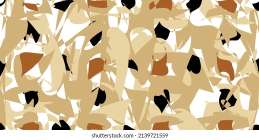 Abstract colorful pattern on black.