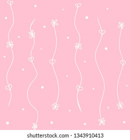 Abstract colorful pattern. Pastel pink background, vector illustration. Spring, summer mood. Decorative texture.