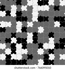 Abstract colorful pattern of puzzle 