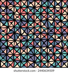 Abstract colorful pattern. Seamless background template for texture, textiles, design, creative design and interior design ideas