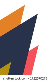 Abstract colorful pattern vector illustration. Geometric shape colorful background. Greeting card template 