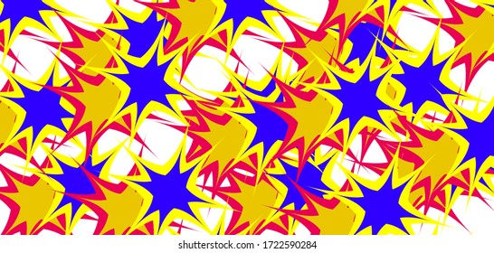 Abstract colorful pattern vector illustration. Geometric shape colorful background. Greeting card template 