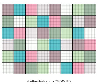 Abstract colorful pattern-squares. vector illustration