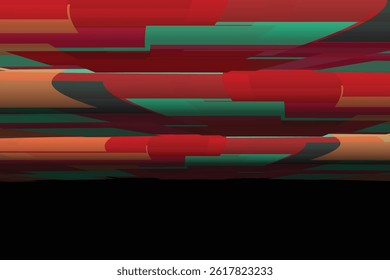Abstract colorful Perspective rectangles background. Vector illustration background.