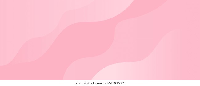 Abstract colorful pink curve background, pink beauty dynamic wallpaper with wave shapes.