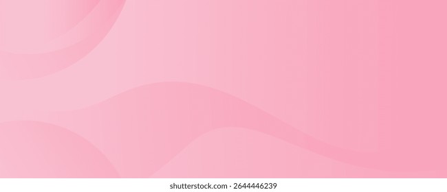 Abstract colorful pink curve background, pink beauty dynamic wallpaper with wave shapes. Template banner background for beauty products, sales, ads, pages, events, web, and others