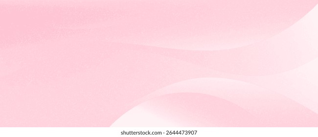 Abstract colorful pink curve grainy background, pink beauty dynamic wallpaper with wave shape. Background banner template for beauty products, sales, ads, pages, events, web and more