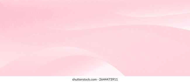 Abstract colorful pink curve grainy background, pink beauty dynamic wallpaper with wave shape. Background banner template for beauty products, sales, ads, pages, events, web and more