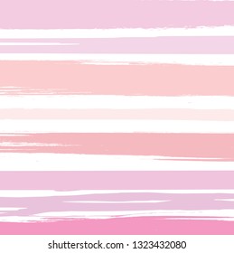 abstract colorful pink  paint brush and strokes, scribble horizontal lines pattern background