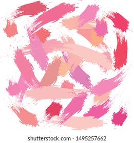 Abstract colorful pink paint brush and strokes, scribble pattern background. colorful pink nice brush strokes and hand drawn background