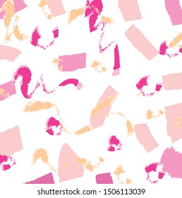 Abstract colorful pink paint brush and strokes, stripes pattern background. colorful pink nice hand drawn and grunge texture backdrop