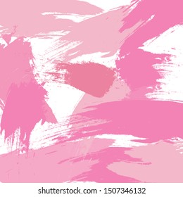 Abstract colorful pink paint brush and strokes, splash pattern background. creative colorful nice hand drawn and grunge texture backdrop