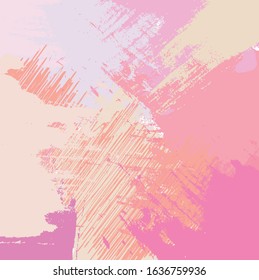 Abstract colorful pink paint brush and strokes, scribble pattern background. colorful pink nice brush strokes and hand drawn background. modern beautiful grunge and stripes backdrop for your design.