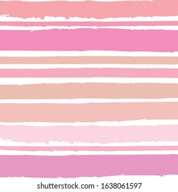 Abstract colorful pink paint brush and strokes, stripes pattern background.