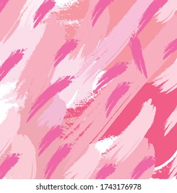 Abstract colorful pink paint brush and strokes, scribble pattern background. colorful nice hand drawn for your design. modern beautiful grunge and stripes backdrop