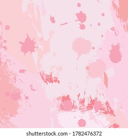 Abstract colorful pink paint brush and strokes, splash pattern background. colorful pink nice  hand drawn for your design. modern beautiful grunge and stripes pattern backdrop