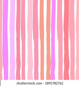 Abstract colorful pink paint brush and strokes, stripes vertical  pattern background. colorful  nice pink hand draw  with vertical lines pattern for your design.