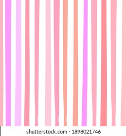 Abstract colorful pink paint brush and strokes, stripes vertical  pattern background. colorful  nice pink hand draw  with vertical lines pattern for your design.