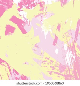 Abstract colorful pink paint brush and strokes, grunge texture background. colorful pink nice hand drawn for your design