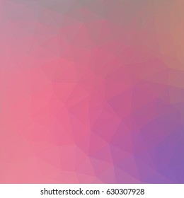 Abstract colorful pink violet gradient polygonal background,vector