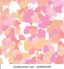 Abstract colorful  pink  watercolor paint brush and strokes. Flick the  pink color pattern background. colorful  watercolor nice brush and hand drawn background