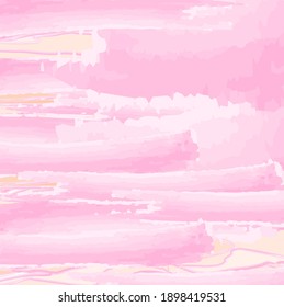 abstract colorful pink watercolor paint brush and strokes,  stripes horizontal pattern background. nice pink watercolor brush strokes and hand drawn with horizontal lines pattern background 