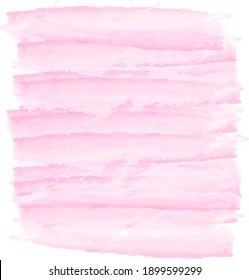 abstract colorful pink watercolor paint brush and strokes,  stripes horizontal pattern background. nice pink watercolor brush strokes and hand drawn with horizontal lines pattern background 