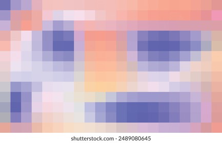 Abstract and colorful pixel background. Color palette shades