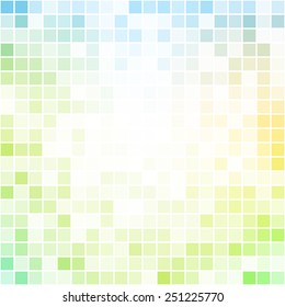 Abstract colorful pixel bright background