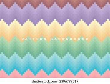 abstract colorful pixel seamless pattern background design