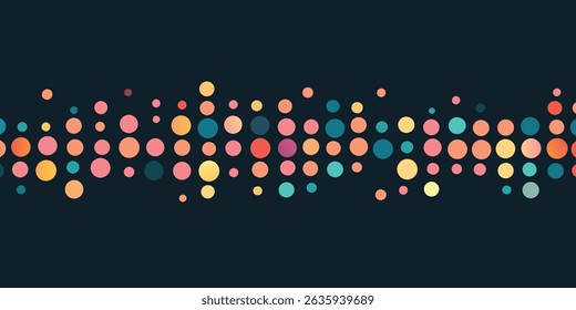 Abstract Colorful Pixel Wave Vibrant Design Element for Backgrounds Websites