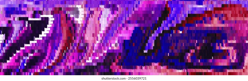 Abstract colorful pixelated mosaic vector background