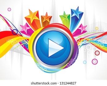 abstract colorful play explode vector illustration