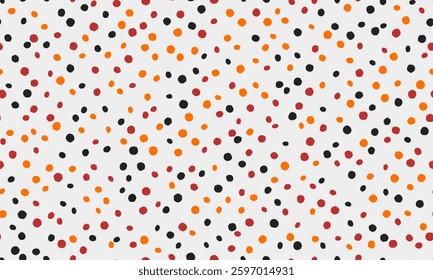 Abstract colorful polka dot pattern.  Versatile design ideal for backgrounds, textiles, packaging, or website designs.