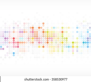abstract colorful polka dot pattern background